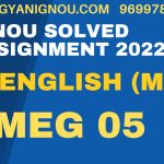 meg 05 solved assignment 2023