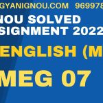 meg 07 solved assignment 2023