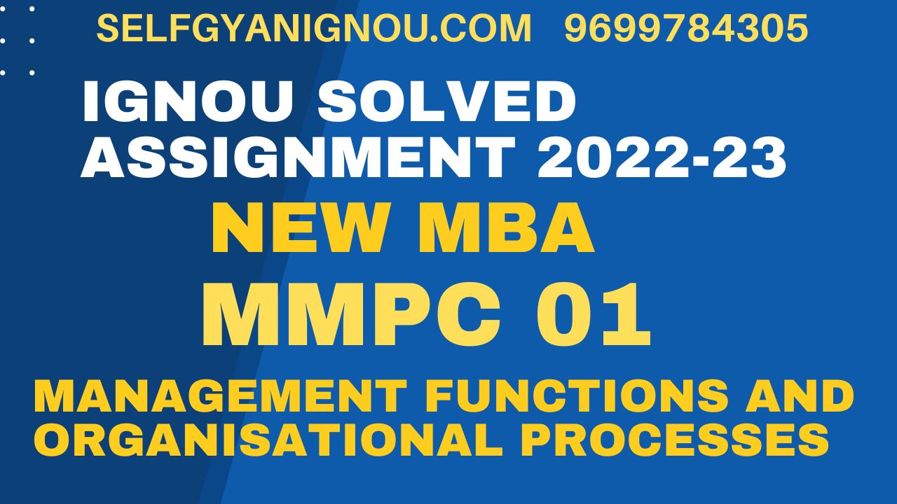 Mmpc 01,ignou Mmpc Solved Assignment 2023-24 Free Download