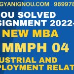 mmph 4 solved assignment 2022-23