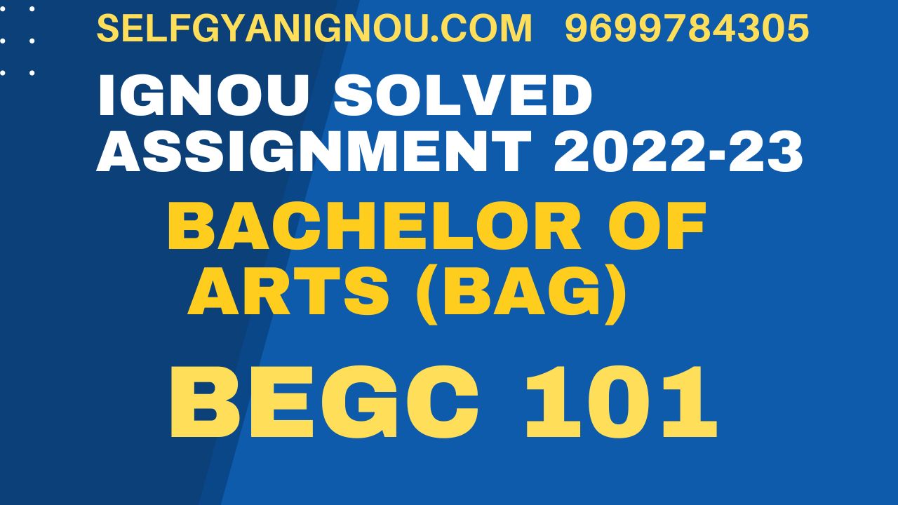 bege 101 solved assignment 2022 23