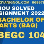begc 104 solved assignment 2022-23 in english