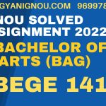bege 141 solved assignment 2022-23 in english
