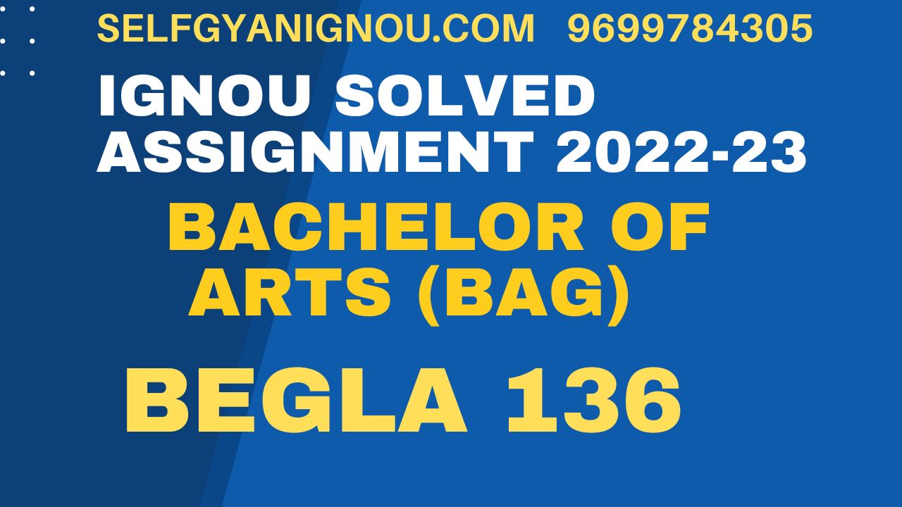 begla 136 assignment question 2022 23