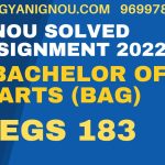 begs 183 solved assignment 2022-23 in english