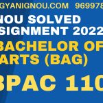 bpac 110 solved assignment 2022-23 in hindi
