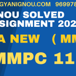 mmpc 11 solved assignment 2023