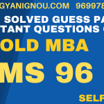 MS 96 Solved Guess Paper important questions