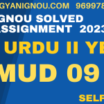 mud 9 solved assignment 2023