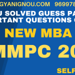 MMPC 20 important questions solved Guess paper