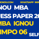 MMPO 06 MBA Ignou Solved Guess Papers 2024