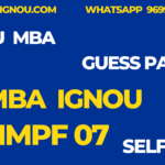 MMPF 07 MBA Ignou Solved Guess Papers 2024