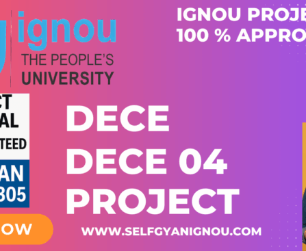 IGNOU DECE PROJECT