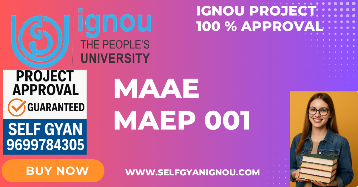 IGNOU MAAE PROJECT