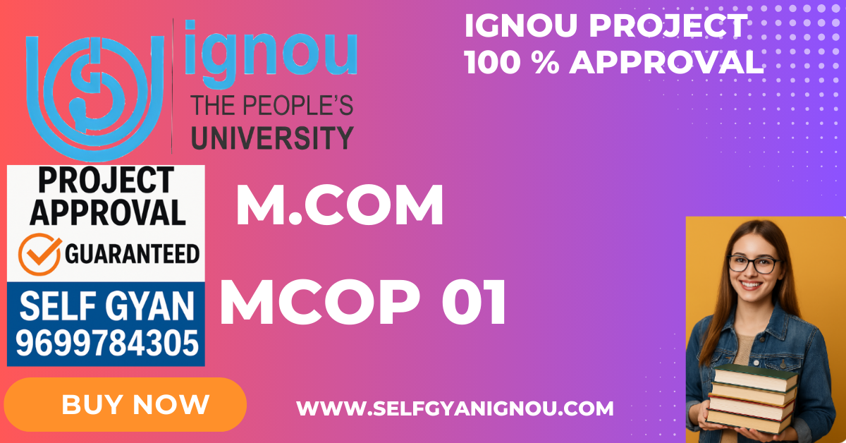 IGNOU MCOM PROJECT