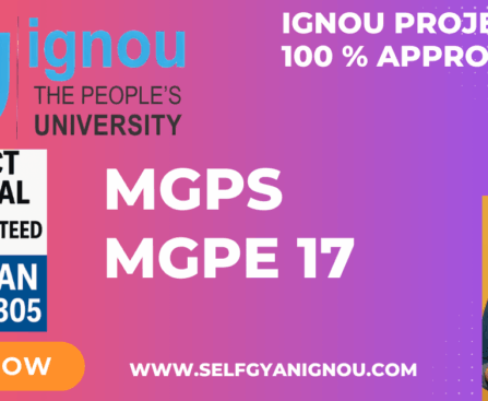 IGNOU MGPS PROJECT