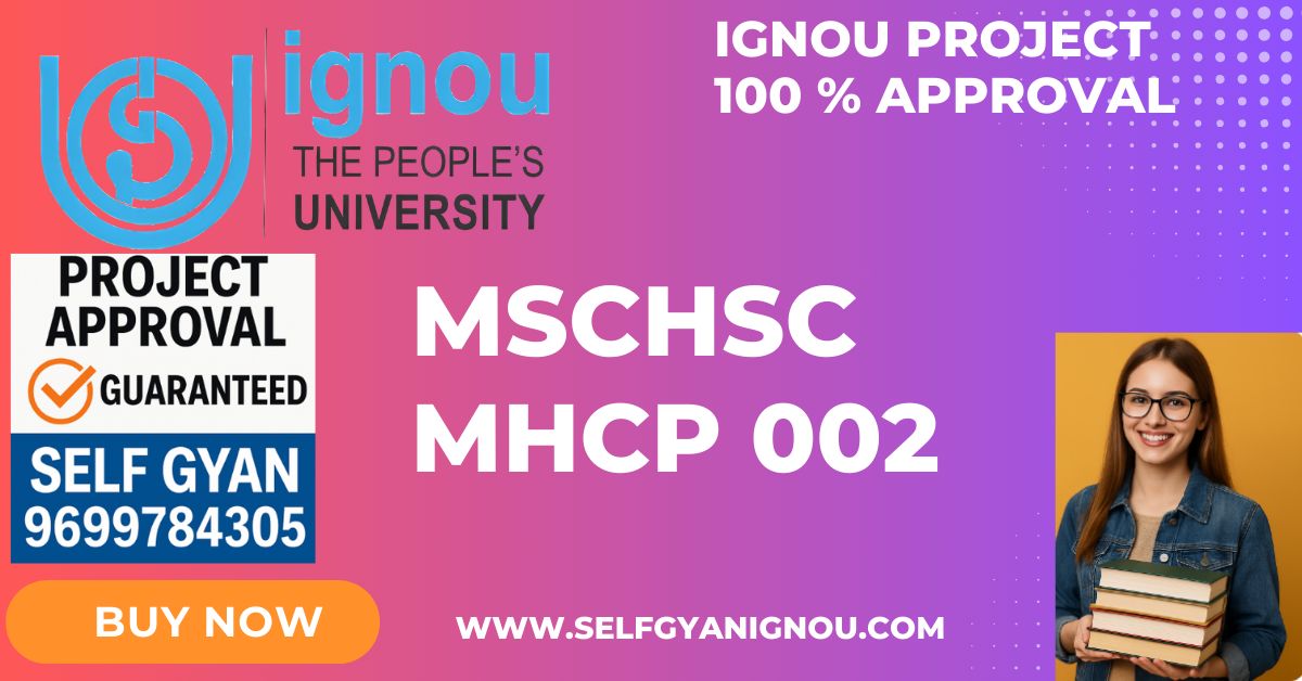 IGNOU MSCHSC PROJECT