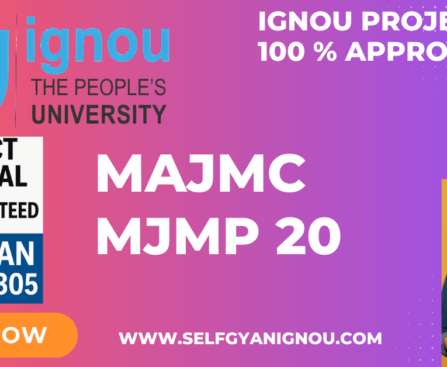 IGNOU MAJMC PROJECT