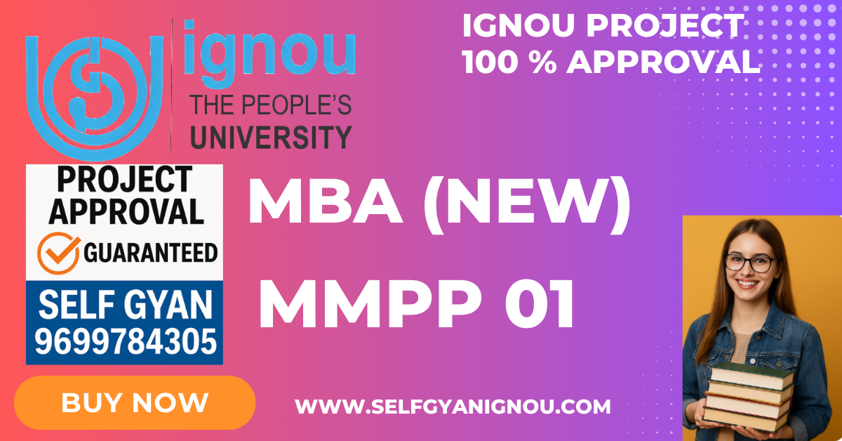 IGNOU MBA MMPP 01 PROJECT