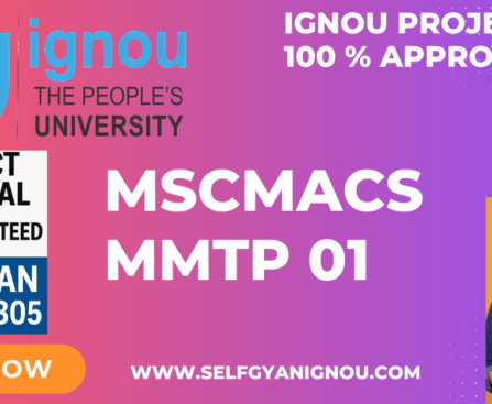 IGNOU MSCMACS PROJECT