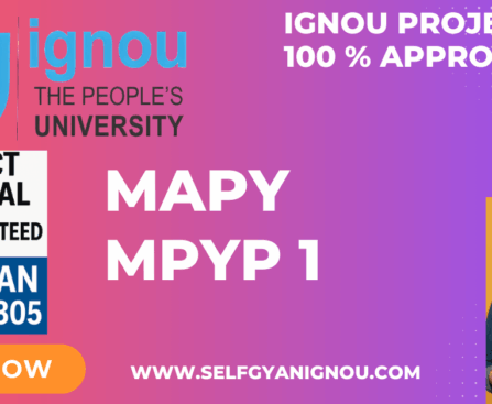 IGNOU MAPY PROJECT